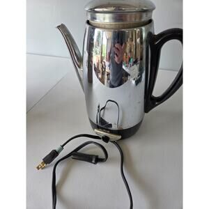 Vintage SUNBEAM Deluxe AP-16 Automatic Percolator 10 Cup Coffee Maker Works